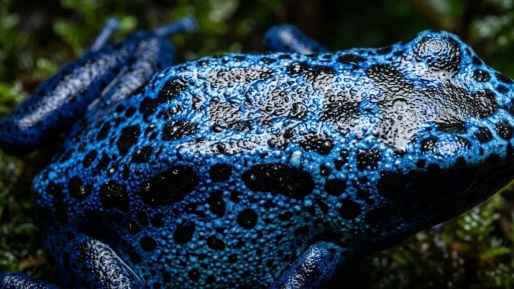 A rã azul da Amazônia tem toxina suficiente para derrubar um elefante e não sabe de onde vem esse poder