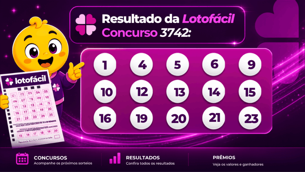 Lotofácil 3742: alguém ganhou os R$ 2 milhões? Veja o resultado do concurso de hoje
