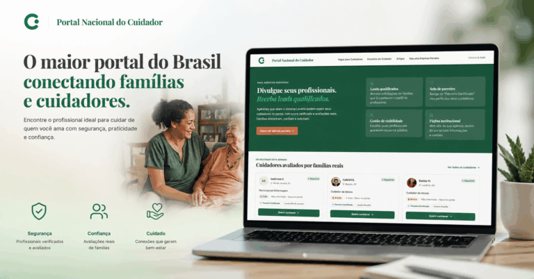 Brasil ganha primeiro portal nacional de cuidadores de Idosos