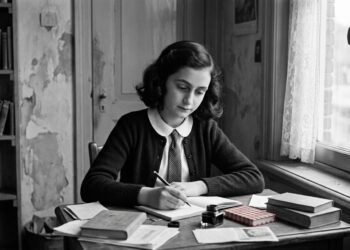 Frase do dia de Anne Frank, escritora holandesa e vítima do Holocausto: "Apesar de tudo, ainda acredito que as pessoas são realmente boas no fundo"