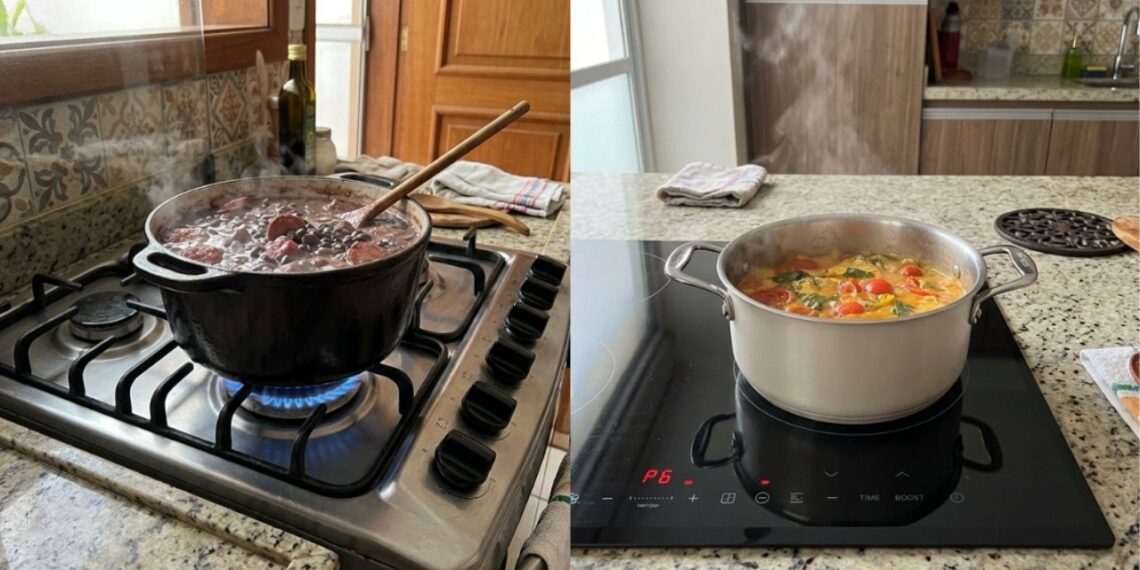 Adeus ao fogão cooktop tradicional com gás: essa nova tendência é mais elegante e proporciona segurança total com a indução magnética