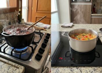 Adeus ao fogão cooktop tradicional com gás: essa nova tendência é mais elegante e proporciona segurança total com a indução magnética