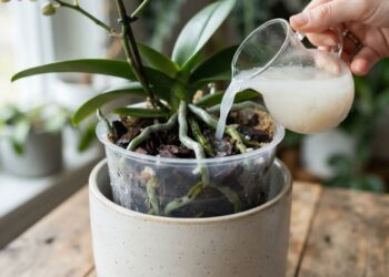 Nem casca de ovo, nem farinha de osso: a melhor maneira de fazer a orquídea soltar novas flores usando água de arroz, segundo cultivadores