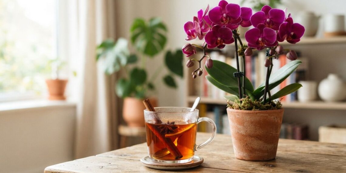 Adeus, orquídeas com folhas murchas: nova forma de regar com água de canela faz a planta soltar raízes gordinhas e vira tendência, segundo especialistas