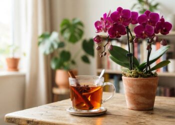 Adeus, orquídeas com folhas murchas: nova forma de regar com água de canela faz a planta soltar raízes gordinhas e vira tendência, segundo especialistas