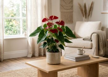 A planta exótica mais marcante para cultivar na mesa de centro: como cuidar e fazer esta flor vermelha durar meses