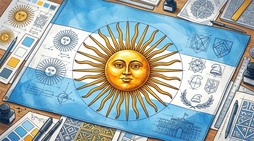 O rosto que brilha na bandeira: a história do Sol de Maio que emociona a Argentina