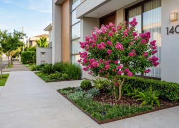 4 árvores de porte anão cujas raízes não danificam a passagem de pedestres, perfeitas para jardins de fachada