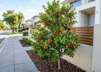 4 árvores que atraem pássaros cujas raízes não danificam a base da casa, perfeitas para pequenos pomares urbanos