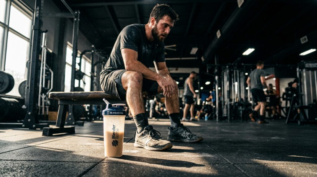 A nutrição esportiva prova que ingerir proteína imediatamente após o treino acelera a recuperação muscular em 20%