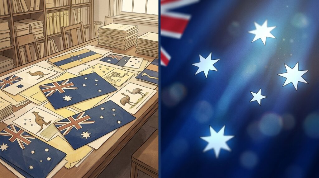 A &uacute;nica bandeira do mundo com a bandeira de outra na&ccedil;&atilde;o: o debate que divide a Austr&aacute;lia