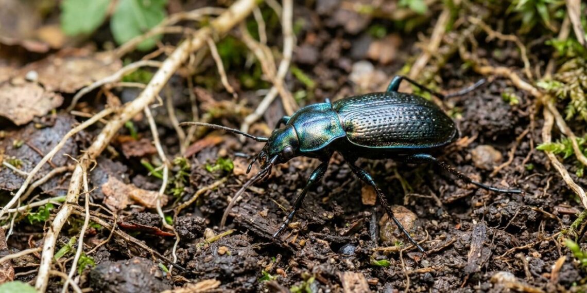 Se você encontrar estes pequenos insetos escuros cavando a terra preta, nós lhe diremos o que isso significa e por que é algo bom