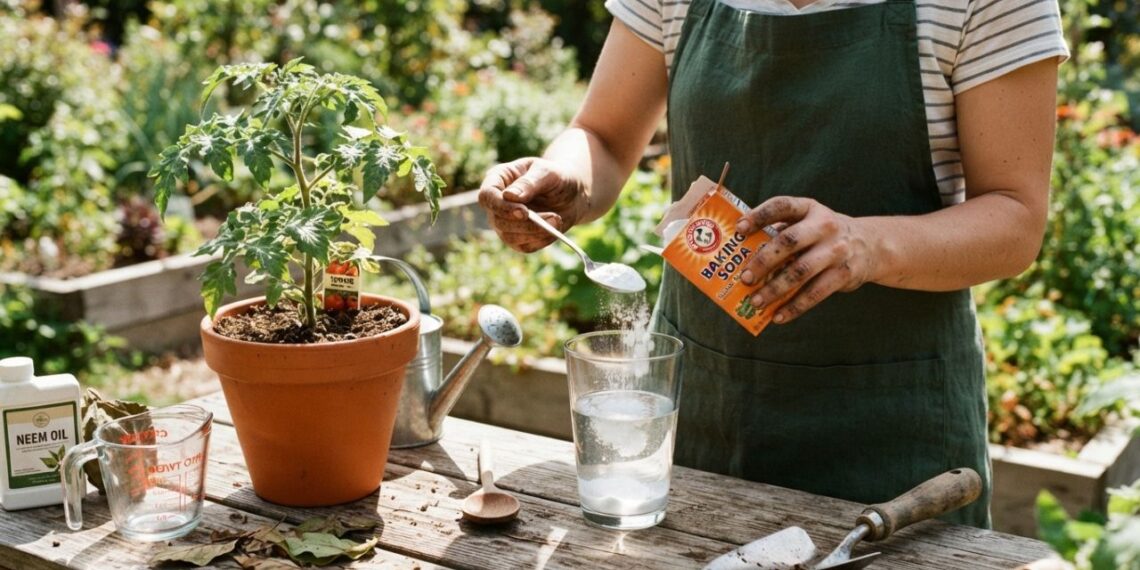 Nem veneno de agropecuária, nem sal de cozinha: a melhor maneira de eliminar o mofo branco da terra usando bicarbonato, segundo jardineiros