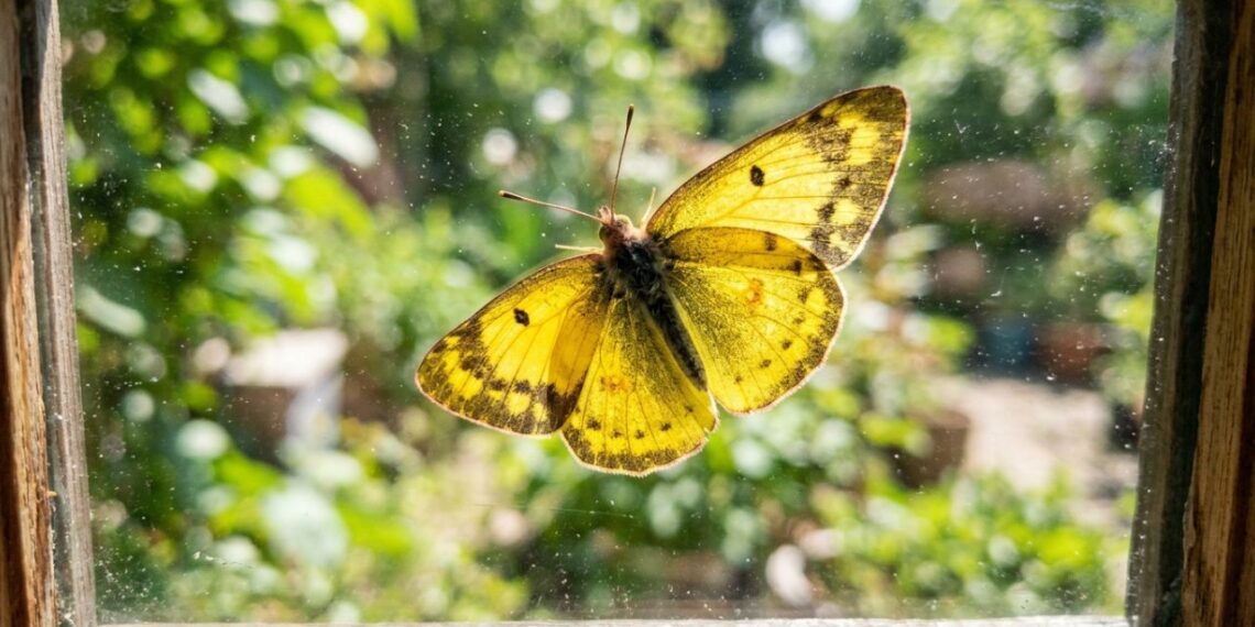 Se você encontrar esta delicada visita amarela descansando na janela, nós lhe diremos o que isso significa e por que é algo bom