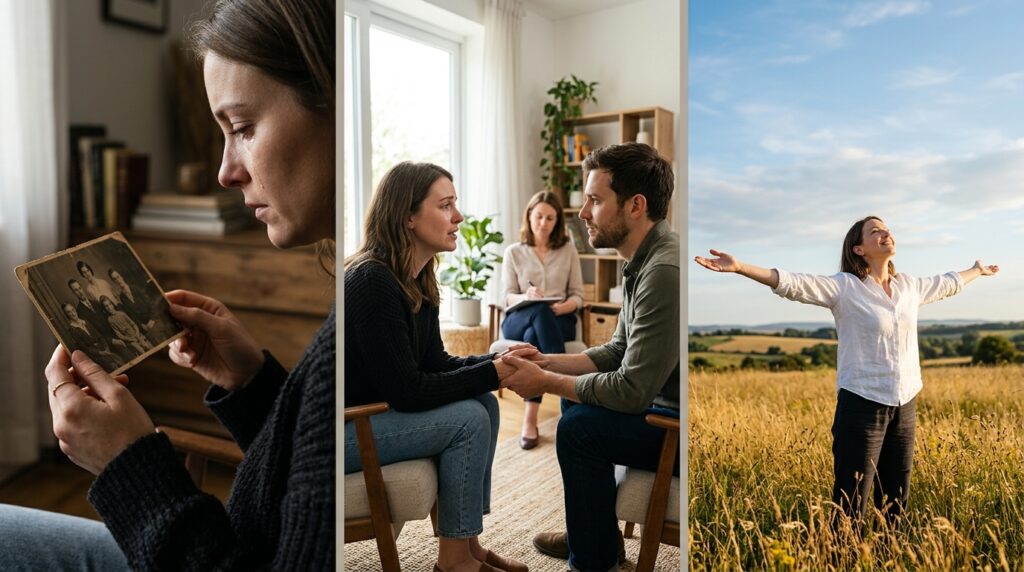 Frase do dia da Psicologia: 'Você não herda apenas genes de sua família; herda padrões emocionais; reconhecê-los é libertá-los' - a reflexão inspirada na obra de Harriet Lerner sobre padrões geracionais e consciência familiar