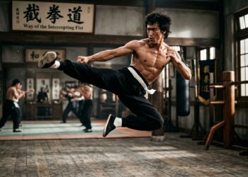 Frase de Bruce Lee no dia: “Eu não temo o homem que praticou 10 mil golpes uma vez, mas o que praticou um golpe 10 mil vezes”.