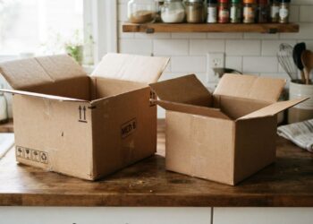 Se você tem caixas de papelão de entrega sem uso, você tem um tesouro em casa: por que e para que usá-las para criar nichos organizadores