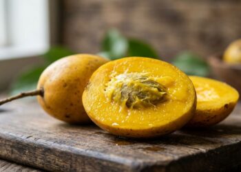 A fruta silvestre que tem cor amarela oval e sabor de manga com caju e que poucos brasileiros conhecem