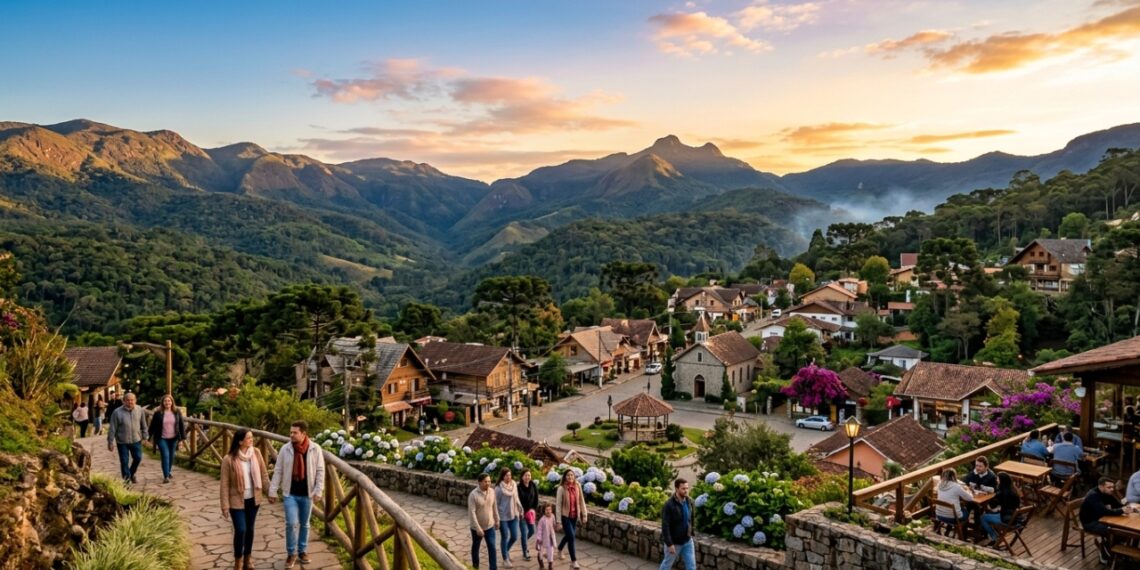 Montanhas, clima europeu e paisagens de cartão-postal fazem deste destino a famosa Suíça Brasileira