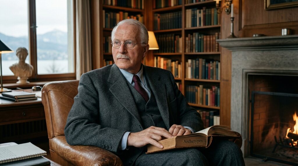 Frase de Carl Jung no dia: "Até que você torne o inconsciente consciente, ele dirigirá sua vida e você o chamará de destino." Uma reflexão sobre autoconhecimento e liberdade real em tempos de automação