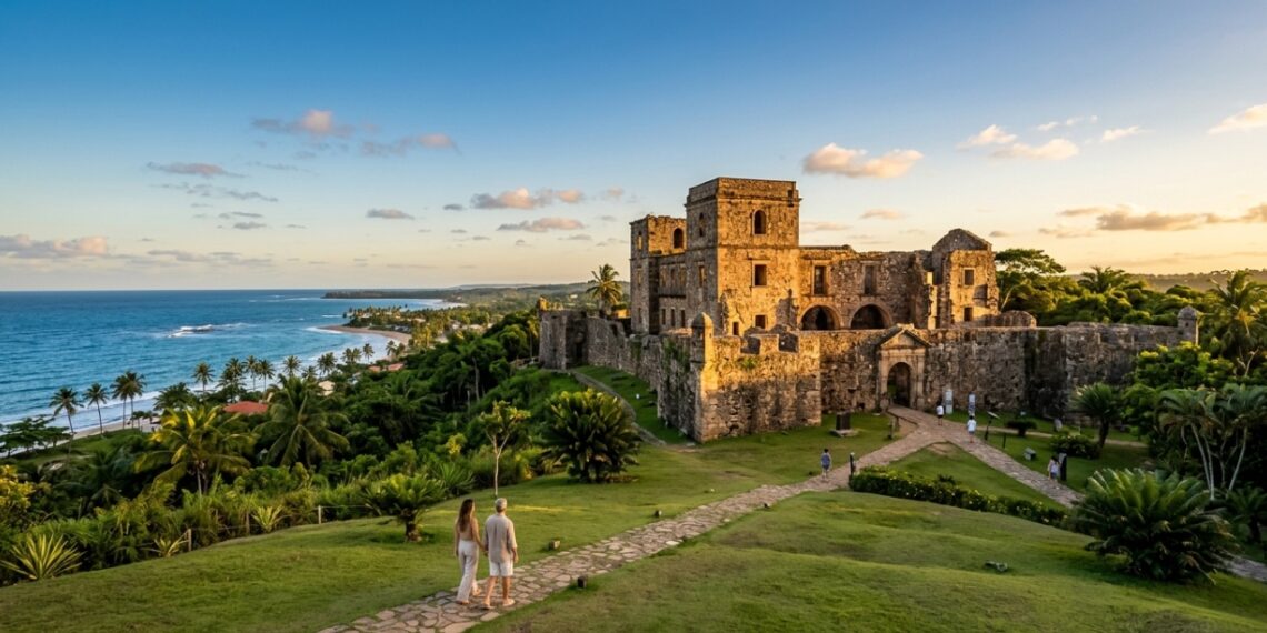 O primeiro castelo construído pelos portugueses no Brasil fica neste paraíso baiano