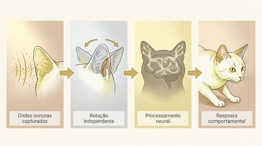 O segredo escondido nas orelhas dos gatos: 32 músculos que revelam uma capacidade surpreendente