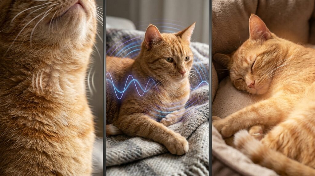 O som que vem do seu gato e pode acelerar sua recuperação sem remédios