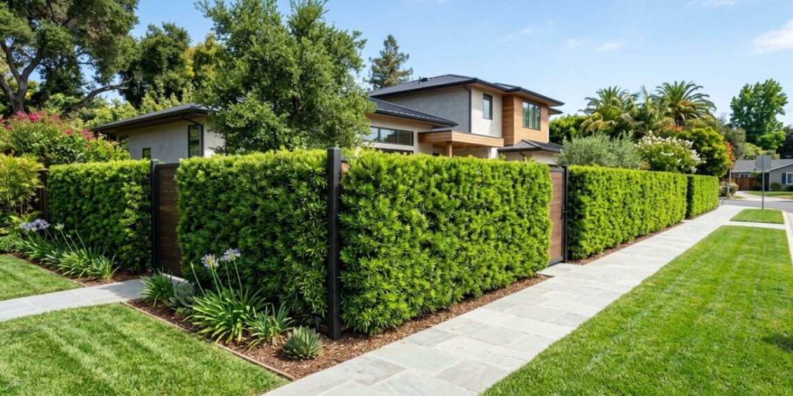 5 plantas de cerca viva cujas raízes não danificam as fiações enterradas, perfeitas para divisórias de terreno
