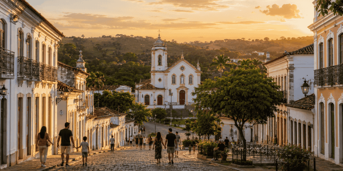Esta cidade preserva 500 construções históricas e a primeira igreja dedicada ao Sagrado Coração de Jesus do Brasil