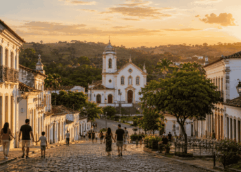 Esta cidade preserva 500 construções históricas e a primeira igreja dedicada ao Sagrado Coração de Jesus do Brasil