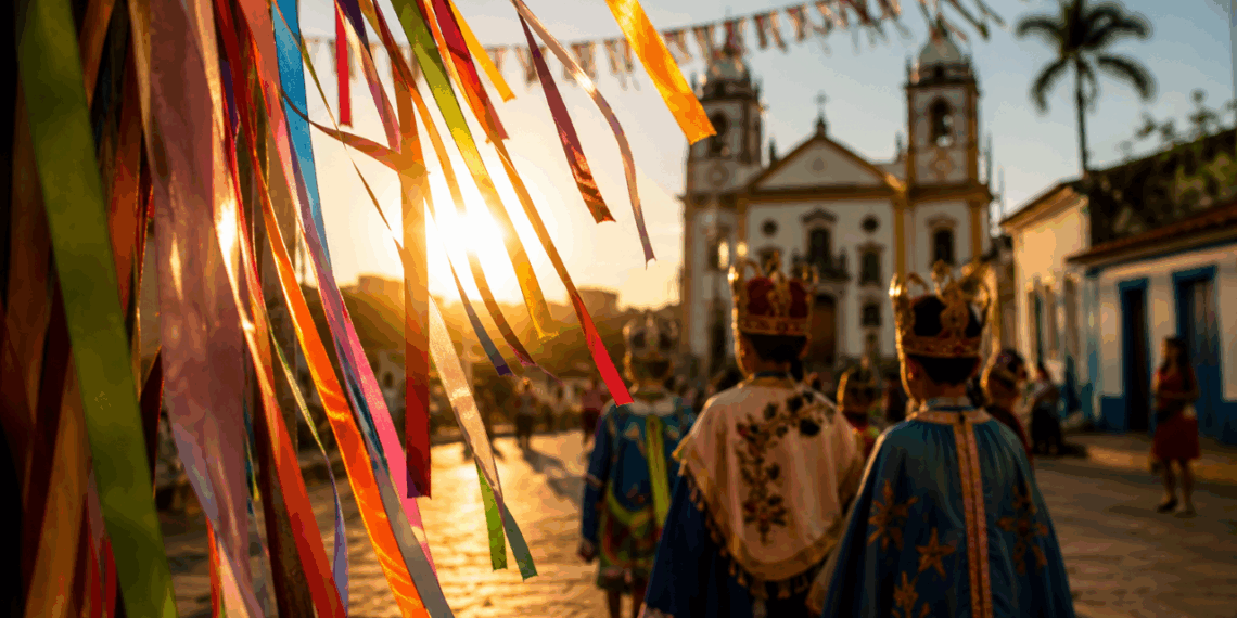 Fitas coloridas e fé inabalável: a única festa com quase 200 anos que consagra reis crianças é o 1º patrimônio cultural vivo que o Brasil protege