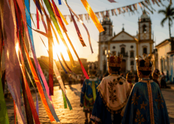 Fitas coloridas e fé inabalável: a única festa com quase 200 anos que consagra reis crianças é o 1º patrimônio cultural vivo que o Brasil protege