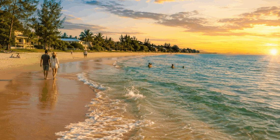 Surpreende pela temperatura do mar esta pequena cidade que finaliza o litoral de Santa Catarina