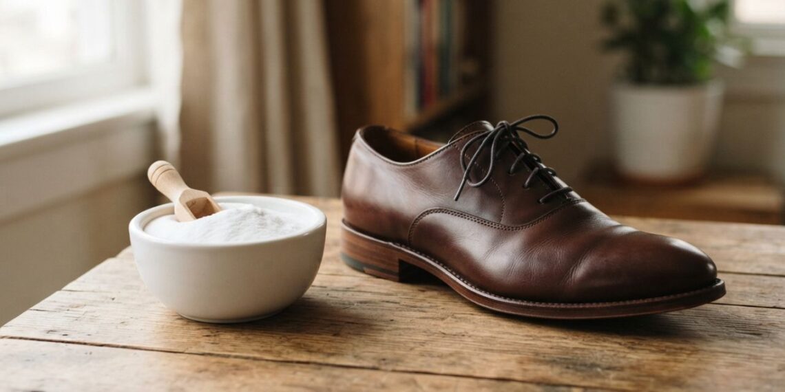 Como eliminar o cheiro de mofo dos sapatos guardados no armário usando apenas bicarbonato, segundo especialistas em organização
