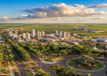 Abóboras gigantes decoram as rotatórias enquanto 1,6 milhão de toneladas de soja revelam a força de uma das maiores potências do agronegócio