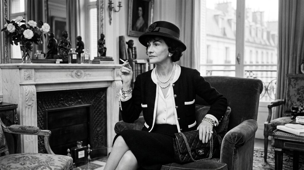 Frase do dia de Coco Chanel, designer francesa e liberadora da moda: "Uma mulher sem perfume é uma mulher sem futuro — e sem liberdade"