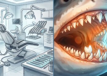 A criatura que possui mais de 300 dentes ao longo da vida