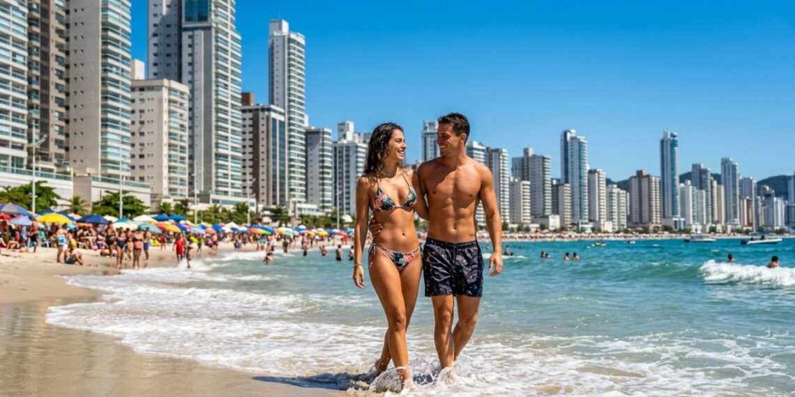 Uma extensa faixa litorânea entre dois gigantes do turismo: o badalado balneário catarinense que atrai multidões