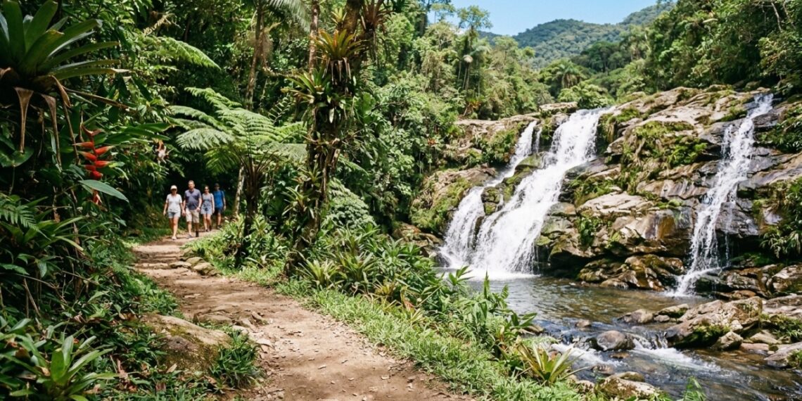 Uma estrutura subvulcânica de 70 milhões de anos e o título de Cidade das Cachoeiras: o paraíso natural a apenas 30 quilômetros do Rio de Janeiro