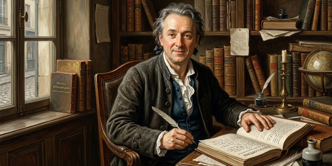 Frase do dia de Denis Diderot, enciclopedista francês materialista: 'A liberdade de pensar é o direito mais sagrado do homem'