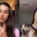 "Foi um sinal?": Gatinha surge na porta de jovem um dia após ela pedir um pet, mas o motivo da visita emociona