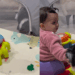 “Mãozinha chamando”: cão descobre como abrir zíper de cercadinho e ganha sorriso de bebê