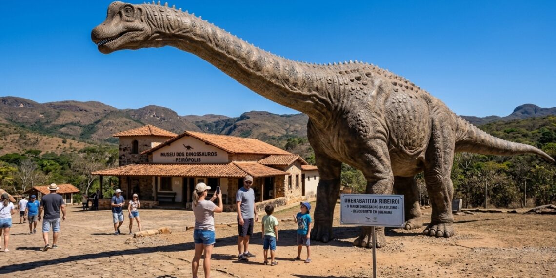 A cidade mineira que esconde o maior dinossauro do país e acaba de virar um tesouro mundial