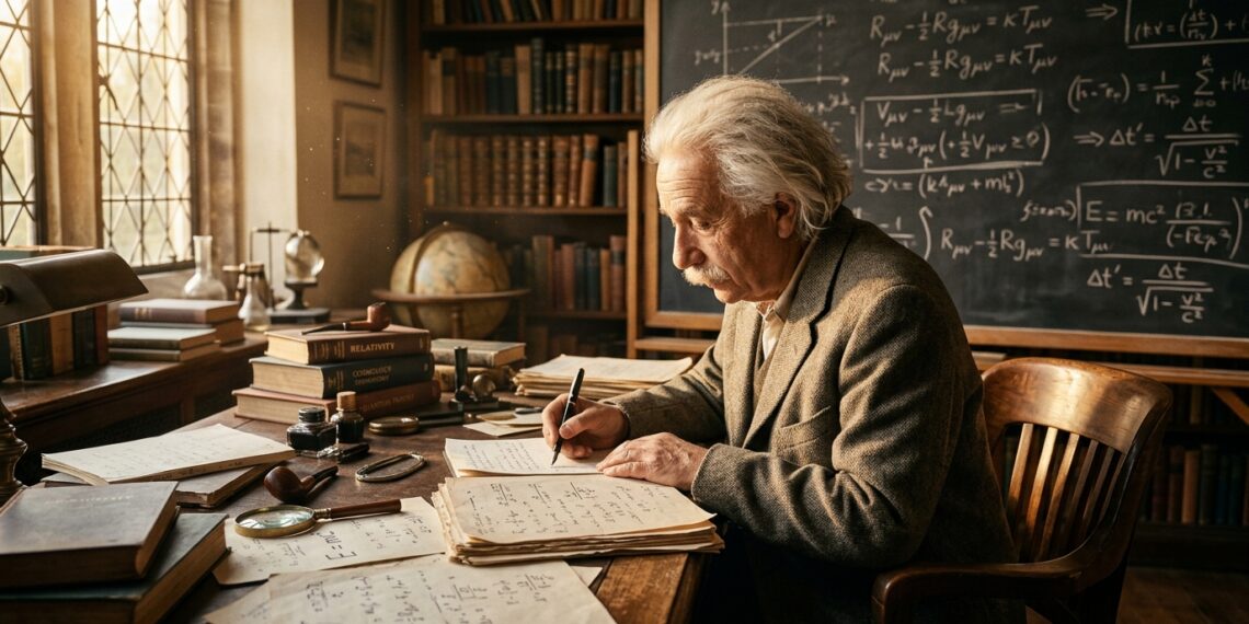 Frase do dia de Albert Einstein, físico teórico e cientista: 'O importante é não parar de questionar. A curiosidade tem sua própria razão de existir'