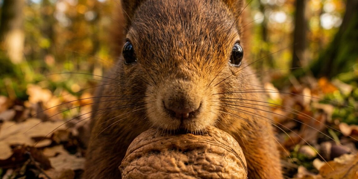 Esquilo enterra milhares de nozes e esquece metade: entenda como nascem florestas