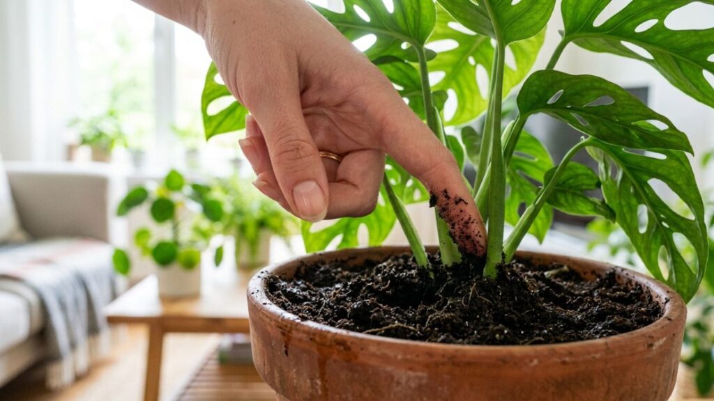Excesso-de-agua-2-1024x576 Não jogue água no vaso todo santo dia sem antes conferir a terra: essa é a maneira correta de cuidar da planta sem sufocar as raízes e evitar que ela apodreça