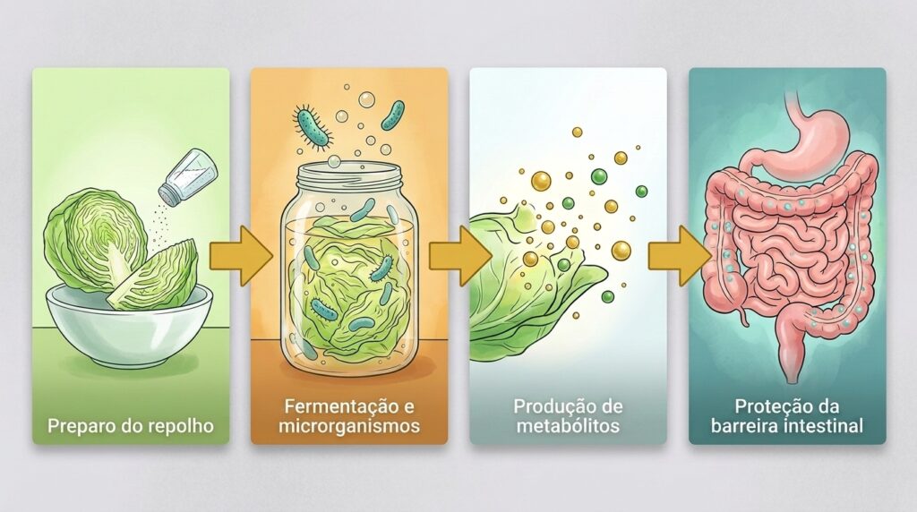 O segredo de comer repolho fermentado: como ele pode proteger seu intestino