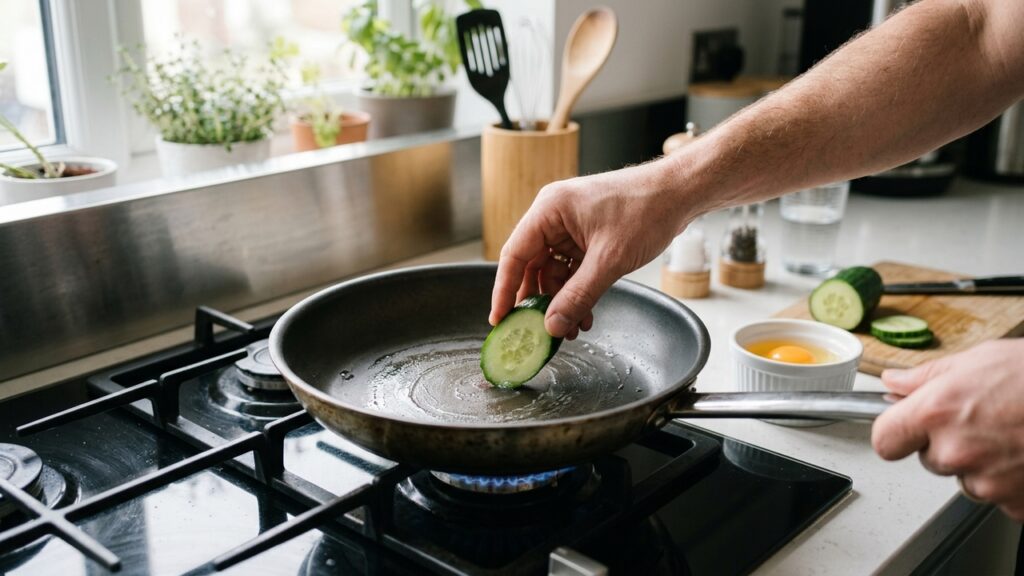 A maneira mais inteligente de fritar ovos sem deixar grudar