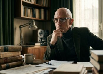 Frase do dia de Michel Foucault, filósofo francês e historiador: 'O homem é uma invenção recente, e desaparecerá quando a terra encontrar uma nova forma’