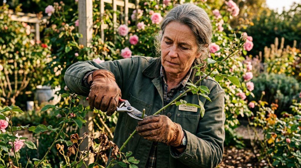 Roseira apodrecendo na chuva? Aprenda a poda que salva sua planta em 2 semanas